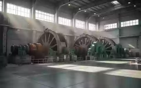 Moderne Turbinenhalle eines Wasserkraftwerks mit großen industriellen Maschinen und natürlichem Lichteinfall. - Foto: über boerse-global.de