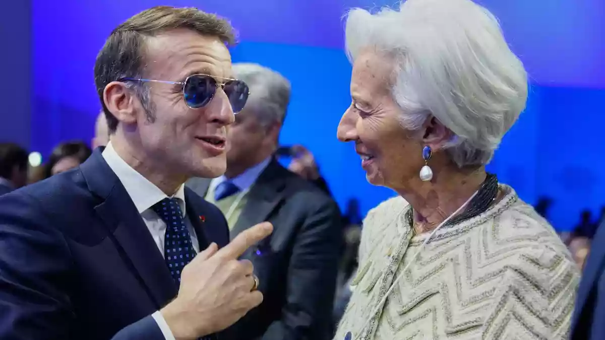 Der Abtritt von Lagarde hat wohl auch politische Gründe, denn auf Frankreichs Präsident Emmanuel Macron könnten Rechtspopulisten folgen (Archivbild) - Bild: Markus Schreiber/AP/dpa