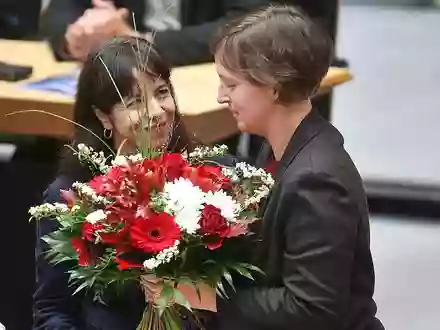 Elif Eralp und Hendrikje Klein am 29.10.2026 - Foto: via dts Nachrichtenagentur