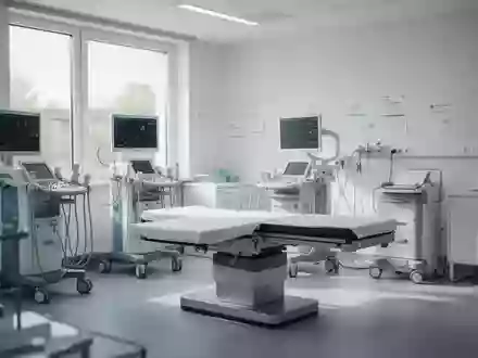 Ein klinischer Untersuchungsraum mit medizinischer Diagnostik-Ausrüstung in einer Universitätsklinik. - Foto: über boerse-global.de
