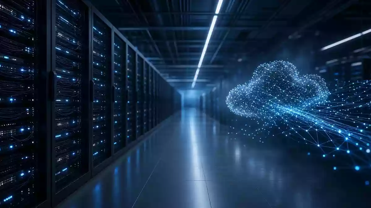 Nebius Stock: A $3.5 Billion Citi Facility, a 50-Megawatt Saudi Option, and the Delivery Clock That Judges Both Illustration mit AI erstellt.