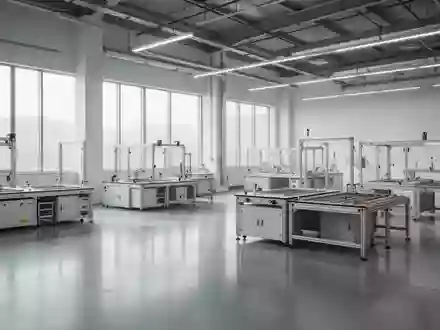Ein minimalistisches, modernes Forschungslabor mit hellen Räumen und modularen Arbeitsplätzen ohne Personen. - Foto: über boerse-global.de