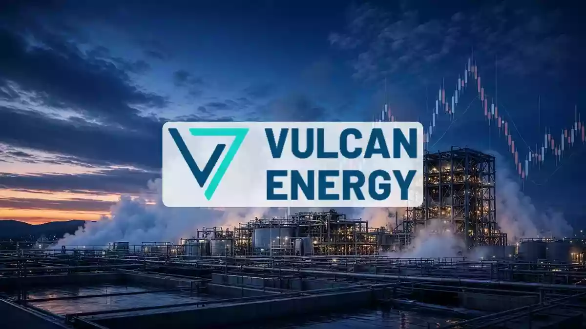 Vulcan Energy Illustration mit AI erstellt.