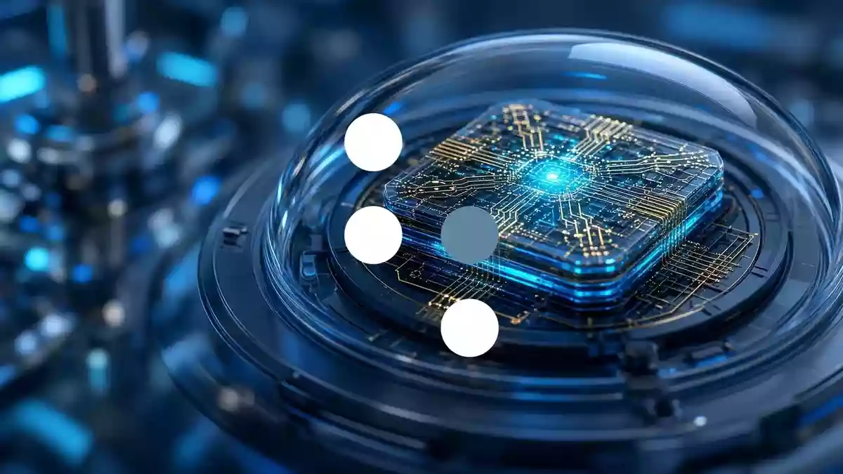 D-Wave Quantum Illustration mit AI erstellt.
