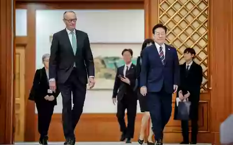 Südkorea ist die dritte Station der Asienreise des Kanzlers. - Foto: Kay Nietfeld/dpa