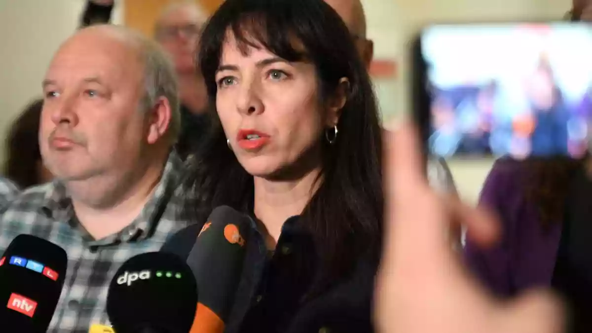 Will Regierende Bürgermeisterin von Berlin werden: Elif Eralp. - Bild: Katrin Luxenburger/dpa