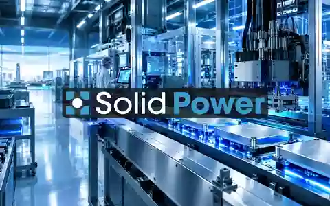 Moderne Produktionsanlage für Festkörperbatterien in einer hochtechnologischen Industrieumgebung - Foto: über boerse-global.de