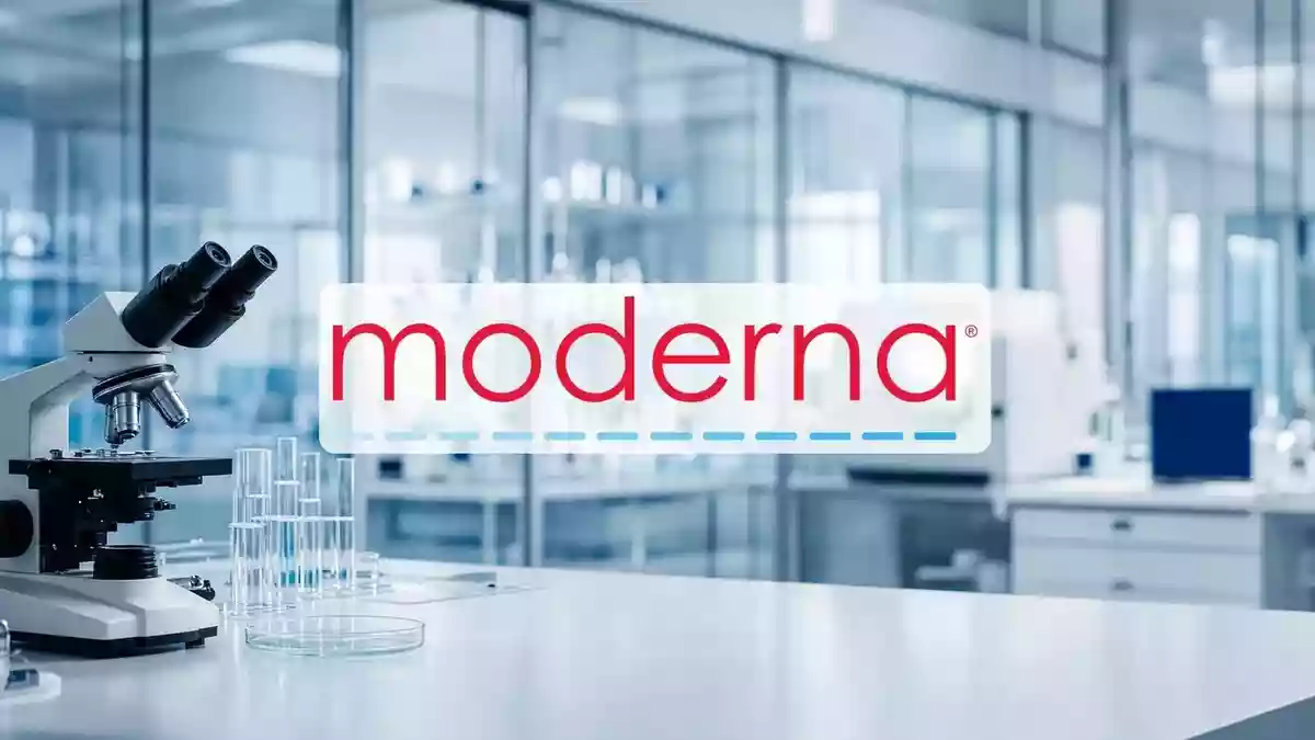 Moderna's Intismeran Moment: A 42% Risk Reduction, a CEO's Defense, and a November Reckoning Illustration mit AI erstellt.
