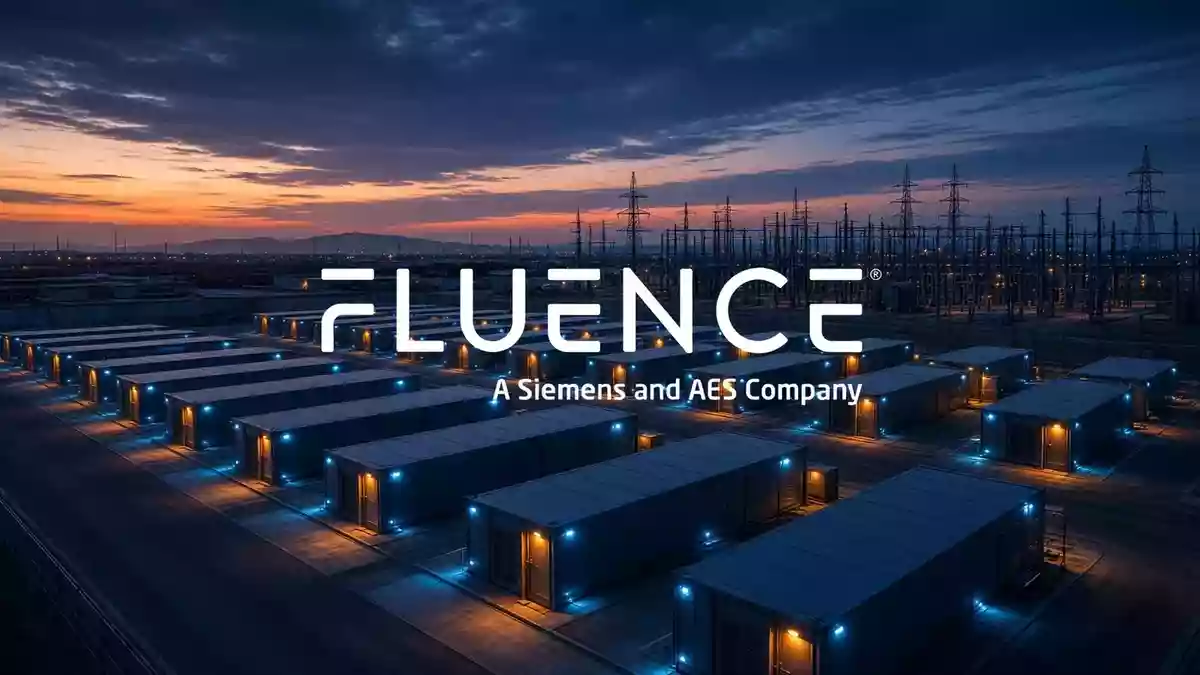 Fluence Energy Illustration mit AI erstellt.