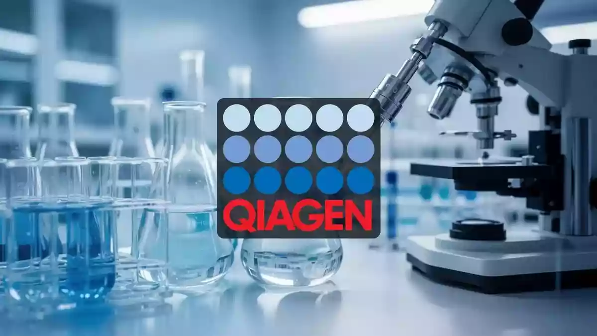 Qiagen Freezes 2026 Guidance as EQT's €10.8 Billion Cash Offer Nears the Finish Line Illustration mit AI erstellt.