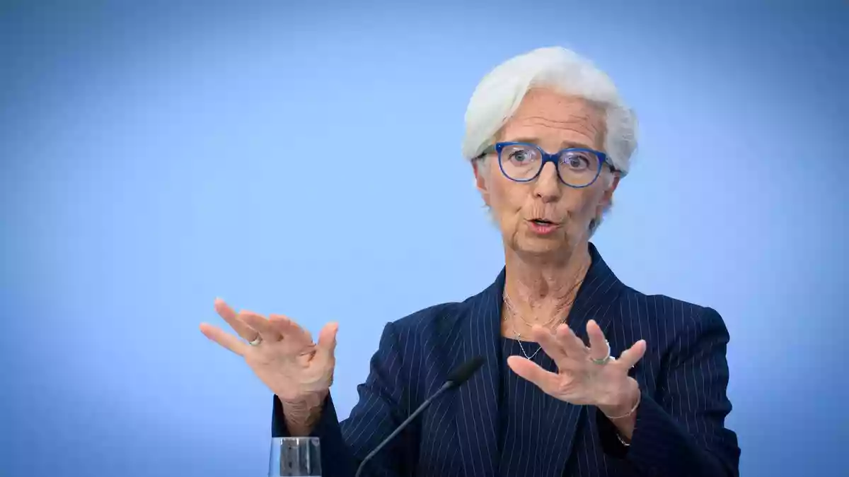 Präsidentin Christine Lagarde hat die EZB durch unsichere Zeiten gesteuert, Anfang Februar tritt sie vorzeitig zurück. (Archivbild) - Bild: Bernd von Jutrczenka/dpa