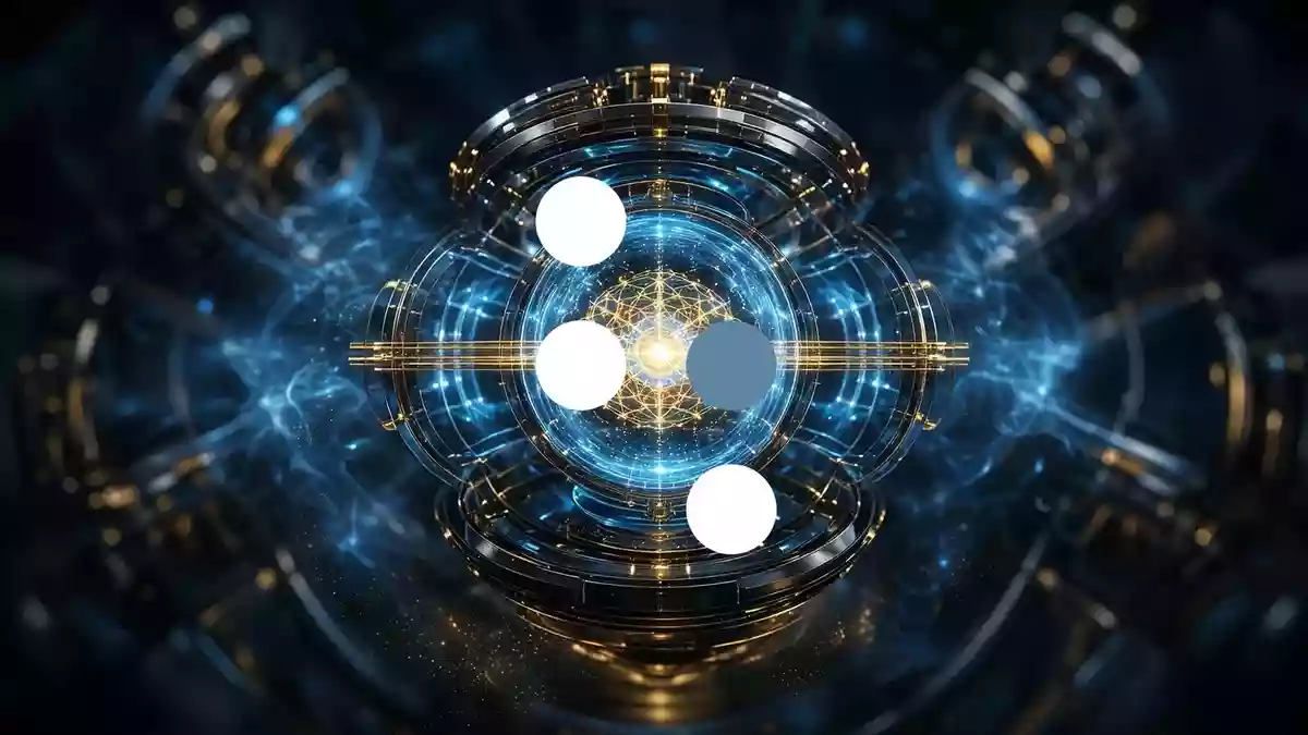 D-Wave Quantum Illustration mit AI erstellt.