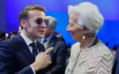 Der Abtritt von Lagarde hat auch politische Gründe, denn auf Frankreichs Präsident Macron könnten Rechtspopulisten folgen. (Archivbild) - Foto: Markus Schreiber/AP/dpa