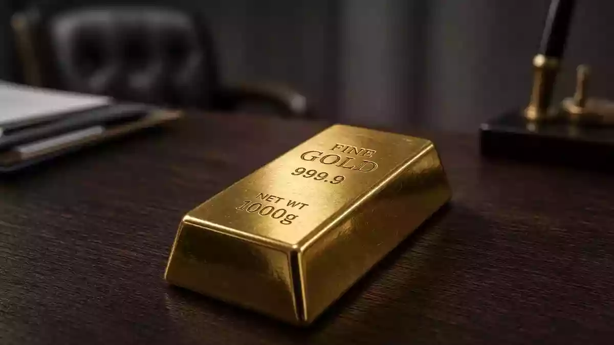 Gold Slips as Hotter PCE Reading Hardens Bets on a December Hike Illustration mit AI erstellt.