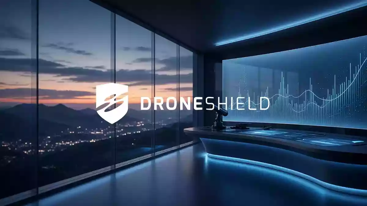 DroneShield Illustration mit AI erstellt.