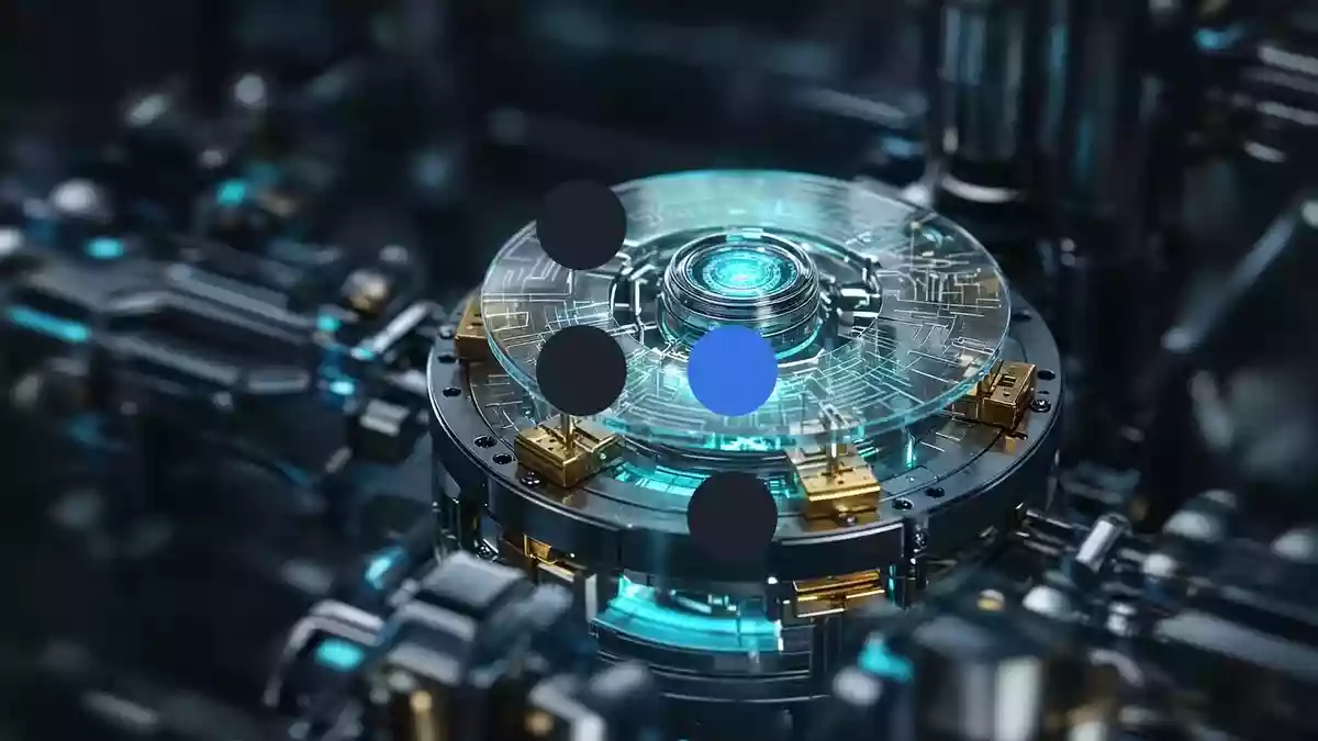 D-Wave Quantum Illustration mit AI erstellt.
