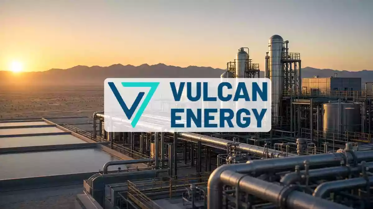 Vulcan Energy Illustration mit AI erstellt.