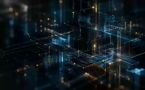 Abstrakte digitale Umgebung mit feinen leuchtenden Linien, die eine komplexe Datenstruktur symbolisieren. - Foto: über boerse-global.de