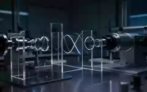 Ein dunkles, modernes Labor mit optischen Testgeräten und bläulichen Lichtreflexionen auf metallischen Oberflächen. - Foto: über boerse-global.de