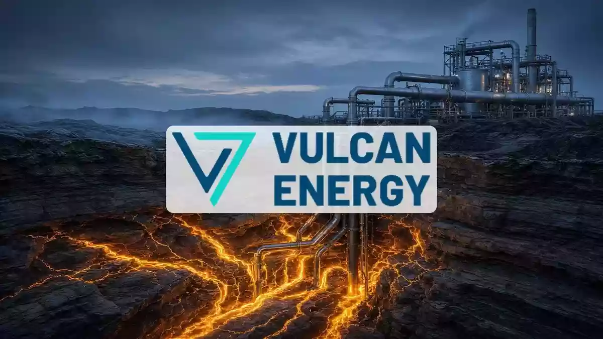 Vulcan Energy Illustration mit AI erstellt.