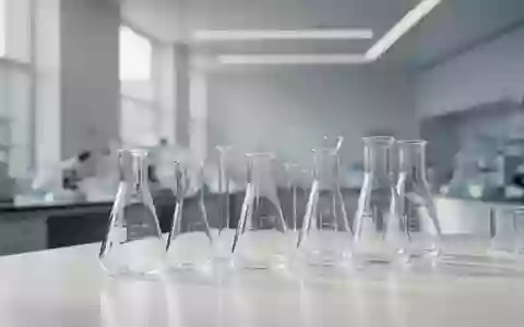 Helle, minimalistische Laborumgebung mit leeren Glasgefäßen und neutralem Hintergrund zur Visualisierung von Arzneimittelsicherheit. - Foto: über boerse-global.de