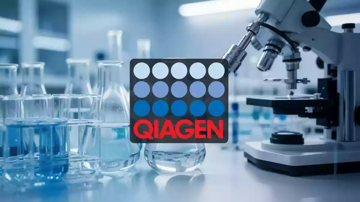 Barclays Trims Qiagen Stance as EQT's €46.50 Cash Bid Awaits Shareholder Verdict Illustration mit AI erstellt.