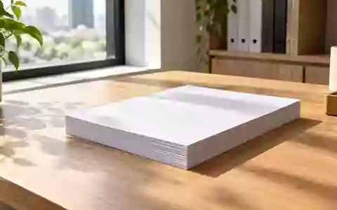 Ein ordentlicher Stapel weißer DIN-A4-Blätter auf einem minimalistischen Holztisch bei natürlichem Lichteinfall. - Foto: über boerse-global.de