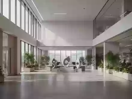 Ein minimalistisches, modernes Forschungsgebäude mit klaren architektonischen Linien und hellem Tageslichteinfall. - Foto: über boerse-global.de