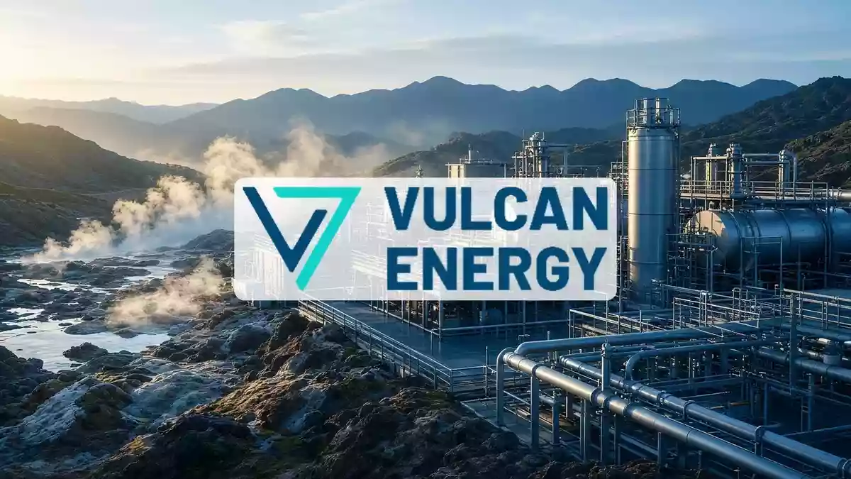 Vulcan Energy Illustration mit AI erstellt.