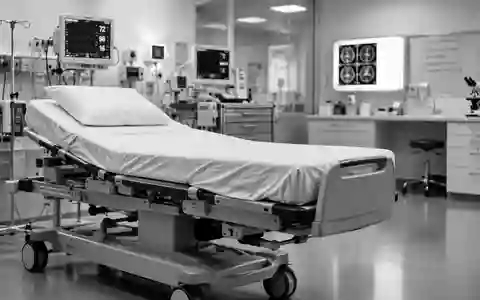 Ein steriler, leerer Behandlungsraum in einer Klinik mit medizinischen Geräten im Hintergrund. - Foto: über boerse-global.de