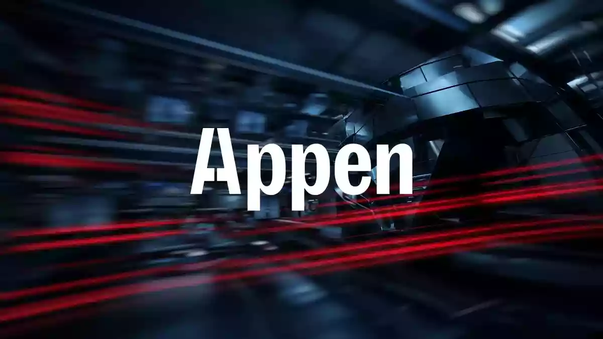 Abstrakte Darstellung eines volatilen Finanzmarktes mit fallenden roten Lichtsignalen und digitaler Datenstruktur. Illustration mit AI erstellt.