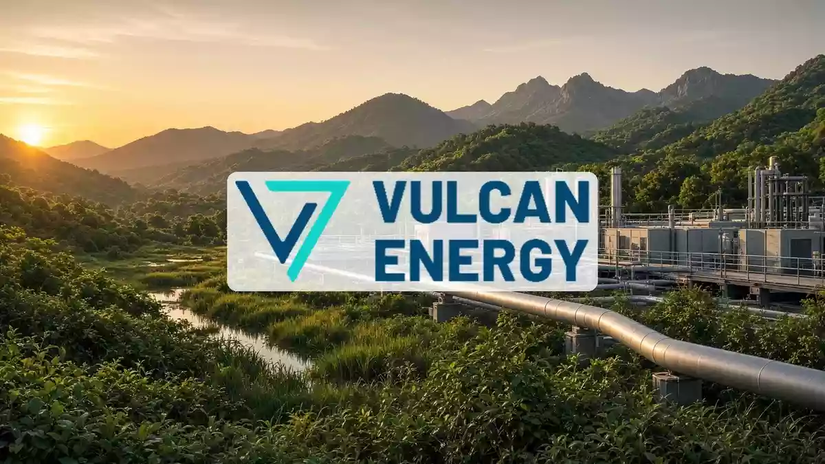 Vulcan Energy Illustration mit AI erstellt.