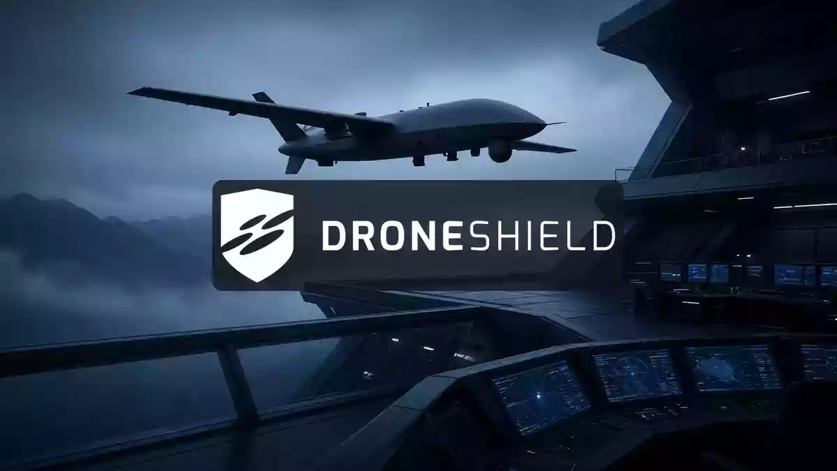DroneShield Illustration mit AI erstellt.