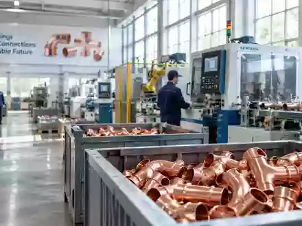 Moderne Fertigungshalle für Industriearmaturen und Rohrleitungssysteme in einer hellen, professionellen Arbeitsumgebung. - Foto: über boerse-global.de