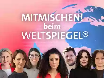Mitmischen! beim Weltspiegel: ARD-Dialogangebot erstmals als Community-Event auf Twitch - Foto: SWR (2), Nina Amin, Ralf Pleßmann, ARD-Studio Rom/Emma Hinter, Annika Graeff, Axel Heimken, Vera Rudolph, Thomas Wachholz / Weiterer Text über ots und www.presseportal.de/nr/29876 / Die Verwendung dieses Bildes für redaktionelle Zwecke ist unter Beachtung