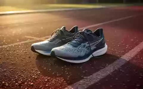 Ein Paar Sportschuhe auf einer Laufbahn im goldenen Licht der Abendsonne. - Foto: über boerse-global.de