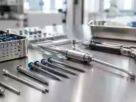 Hochpräzise chirurgische Instrumente in einer sterilen, modernen Laborumgebung. - Foto: über boerse-global.de