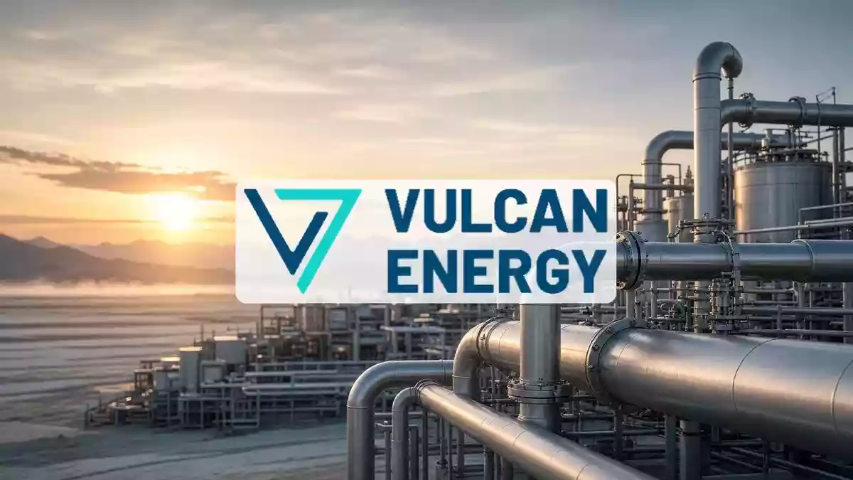 Vulcan Energy Illustration mit AI erstellt.