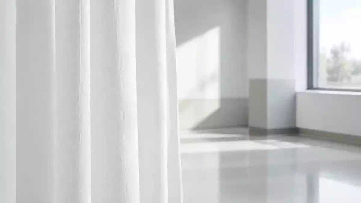 Ein heller, minimalistischer Untersuchungsraum in einer Arztpraxis mit sanftem Lichteinfall. Illustration mit AI erstellt.