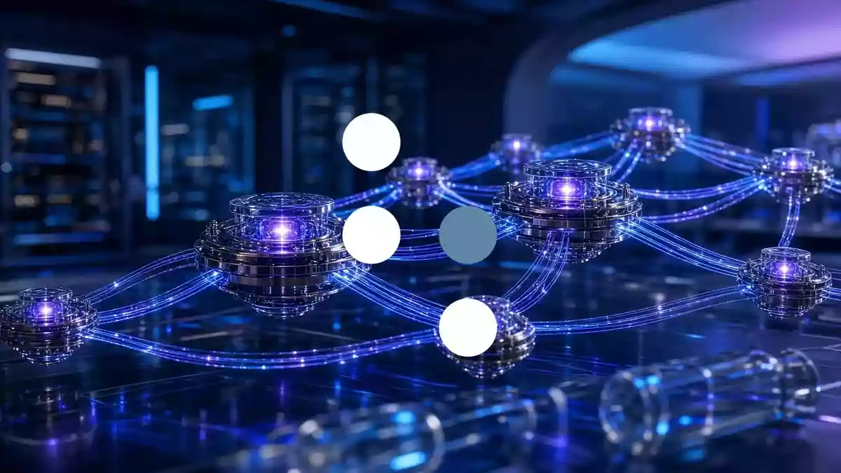 D-Wave Quantum Illustration mit AI erstellt.