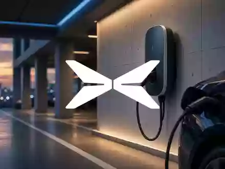 Modernes Elektroauto an einer Ladestation in einer urbanen Umgebung bei Dämmerung. - Foto: über boerse-global.de