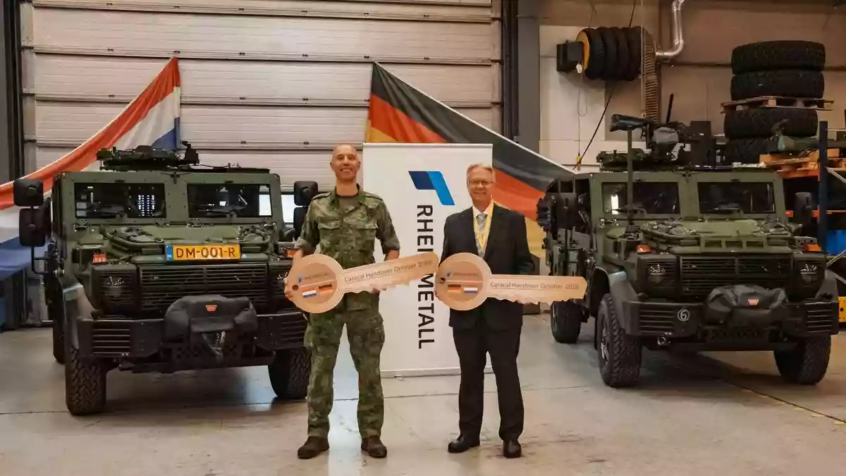 Erstes Serienfahrzeug CARACAL offiziell an die Bundeswehr übergeben - Bild: presseportal.de