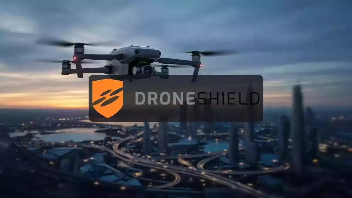DroneShield Illustration mit AI erstellt.