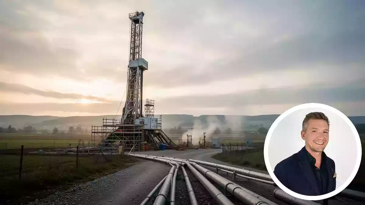 Vulcan Energy Illustration mit AI erstellt.
