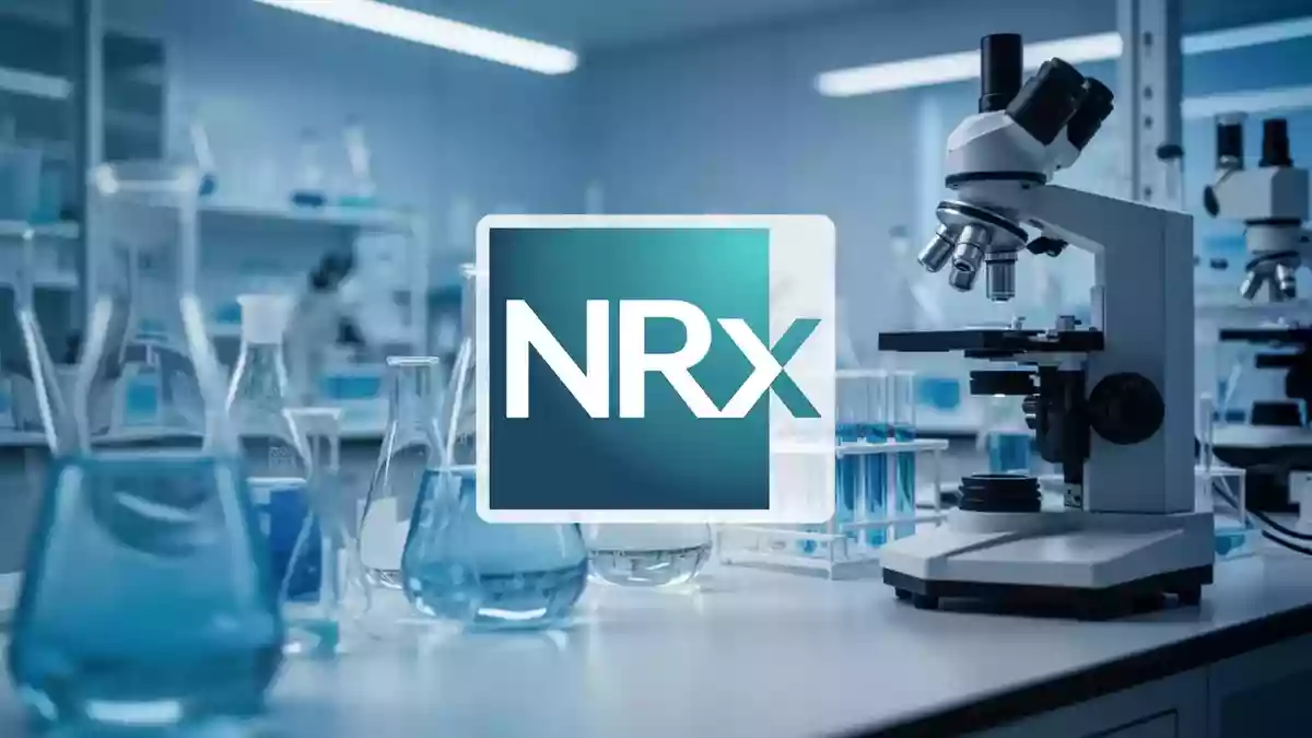 NRX Pharmaceuticals Illustration mit AI erstellt.