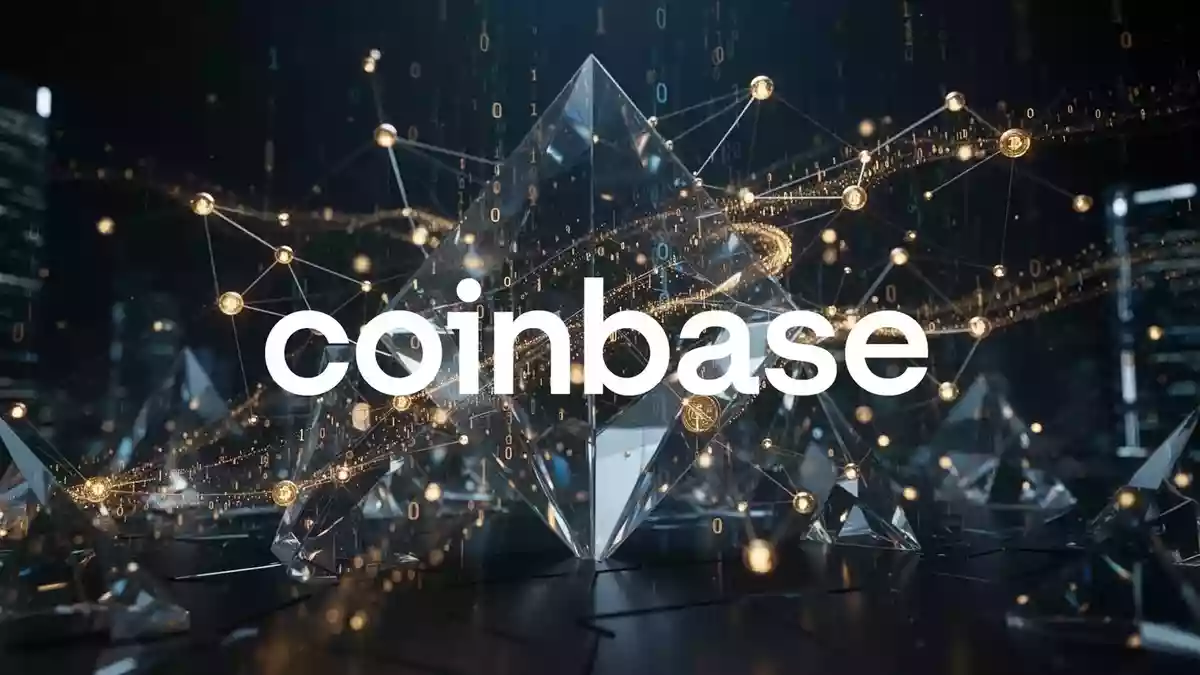 Coinbase Trims 2026 Cost Guidance as Wall Street Stays on the Fence Illustration mit AI erstellt.