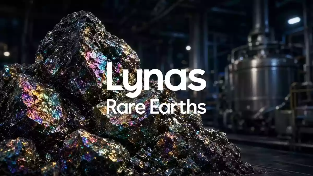 Lynas Rare Earths Illustration mit AI erstellt.