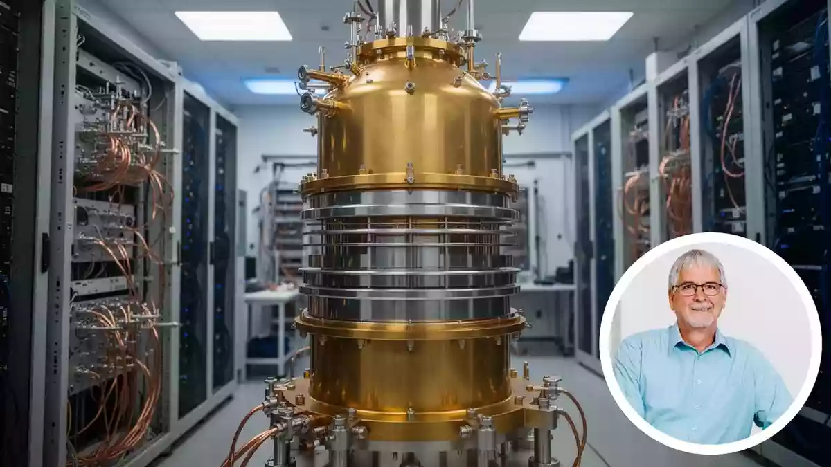 D-Wave Quantum Illustration mit AI erstellt.