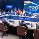 Die Außenminister der G20-Runde der großen Industrie- und Schwellenländer beraten in Atlanta unter anderem über die Folgen der Kriege in der Ukraine und im Iran. - Bild: Michael Kappeler/dpa