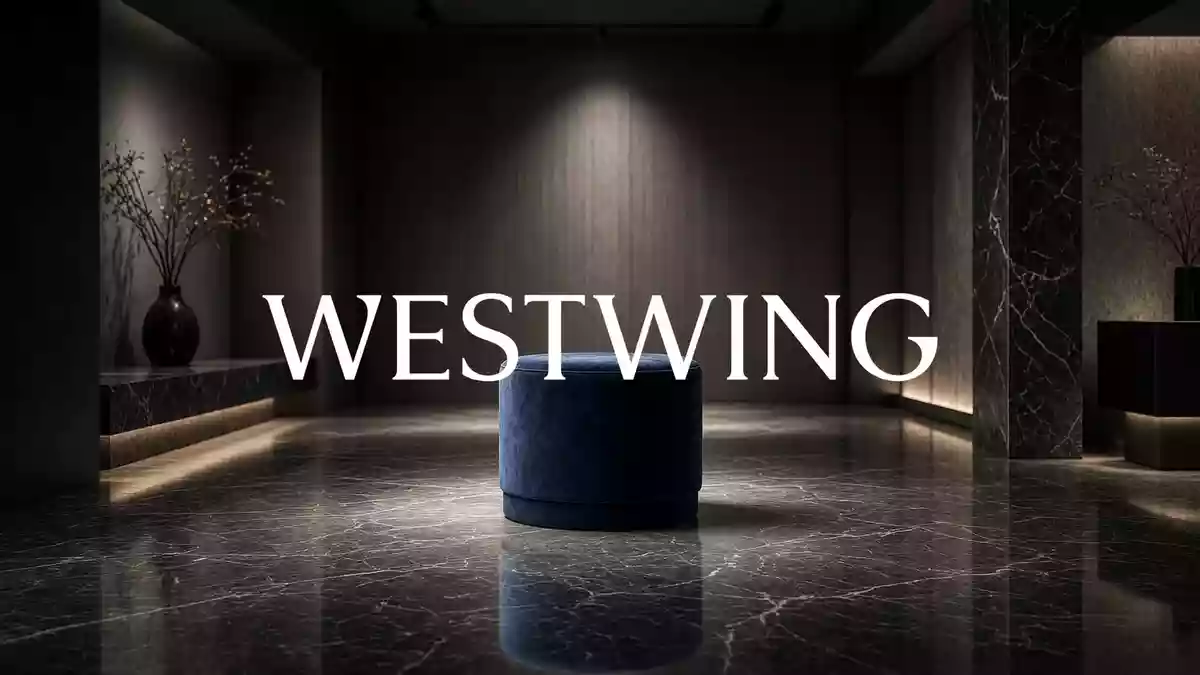 Modernes, minimalistisches Interieur eines luxuriösen Wohnraums mit weicher Beleuchtung. Illustration mit AI erstellt.
